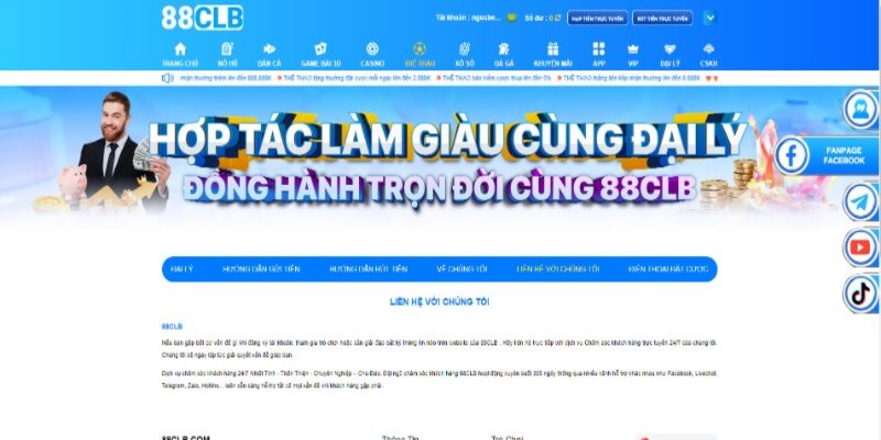 Tất tần tật về các kênh liên hệ 